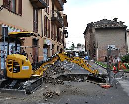Tubatura scoppiata, cantiere aperto fino al 25