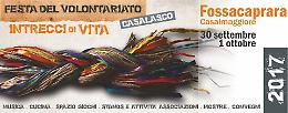 Festa del volontariato casalasco 'Intrecci di vita': il programma