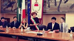 FOTO La firma del gemellaggio tra Crema e Nanning