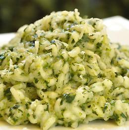 LA RICETTA
Risotto agli spinaci
