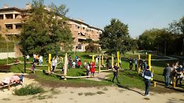 Lungo il Serio area gioco naturale per i bambini