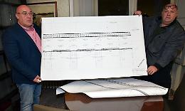 Ponte provvisorio sul Po, Ferroni mostra lo studio di fattibilità