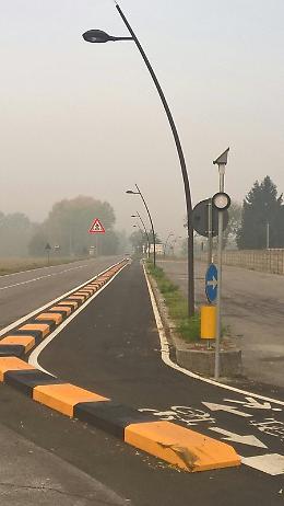 Ciclabile illuminata  da lunedì 30