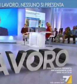 Faccia a faccia con il ministro Fedeli, lo studente cremonese Enrico Galletti a Tagadà