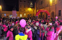 La partenza dell'Aperunning rosa