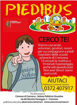 Piedibus, servono nuovi volontari