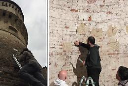 Rocca, torre crepata. Inizia il monitoraggio hi-tech