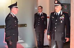 Il generale Teo Luzi in visita al Comando carabinieri di Cremona