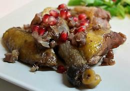 LA RICETTA
Faraona al melograno