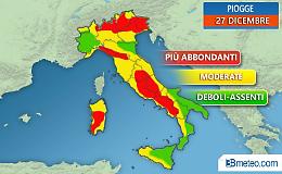 Maltempo invernale in arrivo con pioggia, vento e neve