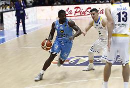 Vanoli, distrazione muscolare al bicipite femorale: sette giorni di stop per Johnson-Odom