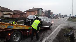 Distrugge guardrail , scappa e simula il furto dell'auto priva di assicurazione