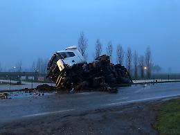 FOTO L'incidente mortale di domenica 18 febbraio a Calvatone
