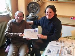 La cartolina spedita nel 1944 è 'arrivata' a casa
