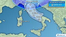 Tracollo termico, gelo intenso al Nord e al Centro