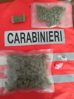 Trovato con marijuana e hascish in auto, 20enne ai domiciliari