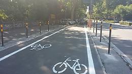 Nuova pista ciclabile in via del Sale