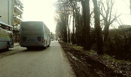 Via Treviglio, nuova pista ciclabile. Più sicuro andare a scuola in bici