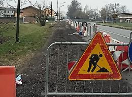 Pista ciclabile in via Picenengo, iniziati i lavori