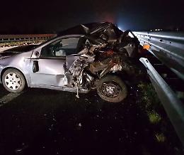 Schianto tra auto sulla A21, una vittima
