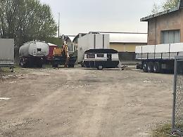 Le forze dell'ordine nell'ex Scac
