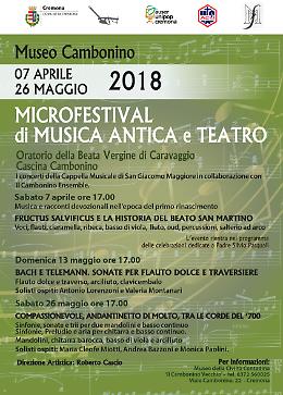Il Microfestival di Musica Antica e Teatro