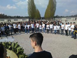 La cerimonia conclusiva a Dachau
