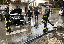 Malore al volante, finisce contro un cartello stradale