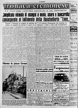 Complicata vicenda di assegni a vuoto, usura e bancarotta conseguente al fallimento della fiaschetteria "Enos"