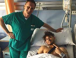 Operato alla clavicola all'Oglio Po, subito in pista: sfiora la pole position