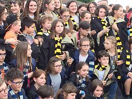 FOTO Soncino 9 e 3/4, la carica dei piccoli Harry Potter