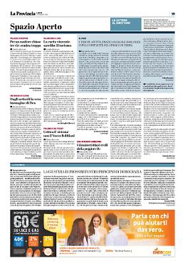 Lettere al Direttore del 21 maggio