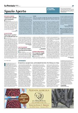 Lettere al Direttore del 22 maggio