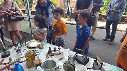 FOTO Via Ticino è 'La strada dei bambini'