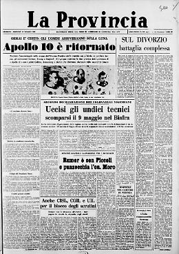 Apollo 10 è ritornato