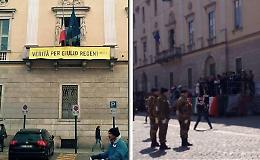 Festa della Repubblica, viene rimosso lo striscione per Regeni: ‘Amareggiati’ 