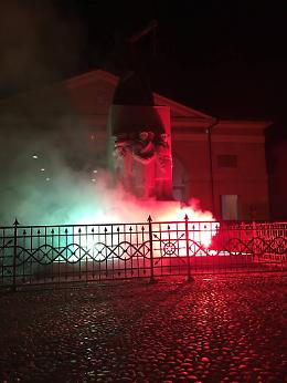 FOTO Le foto dei monumenti illuminati per la battaglia del solstizio