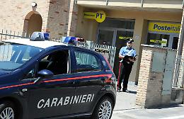 Rapinata la posta, bottino di circa 600 euro