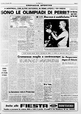 Sono le Olimpiadi di Perri?