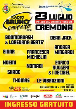 Per la prima volta in città Radio Bruno Estate