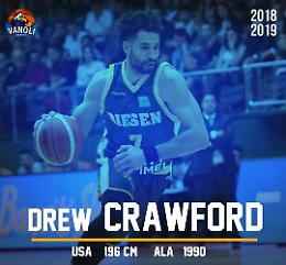 Drew Crawford  nuovo giocatore della Vanoli 