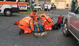 Incidente auto-moto, centauro in  gravi condizioni