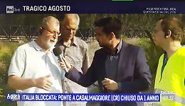 Ponte chiuso, disagio e interviste in diretta su Rai 3