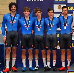 Europei Juniores, argento per Bosini nell'Inseguimento a squadre