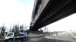 Chiuso a Brescia il ponte del raccordo tra A4 e A21