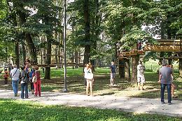FOTO Il parco avventura alle Colonie Padane