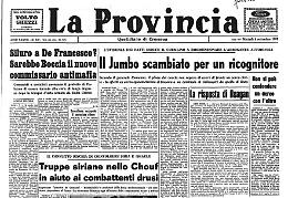 Il Jumbo scambiato per un ricognitore