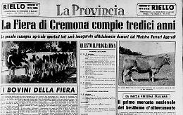 La Fiera di Cremona compie 13 anni