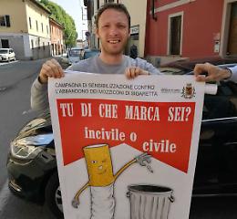 Mozziconi per terra, multa di 60 euro all'incivile