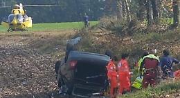 Fuori strada e ribaltamento, a Pumenengo arriva l'elisoccorso